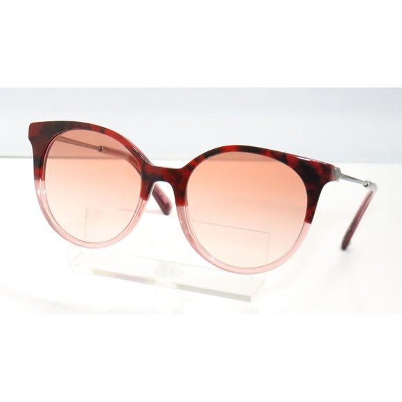 New Women's Valentino Red Havana Sunglasses